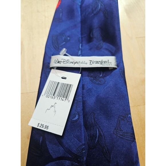 DISNEYLAND Resorts Mickey Steamboat Willie Fantasia Dancing Theme Tie Silk - Picture 10 of 12